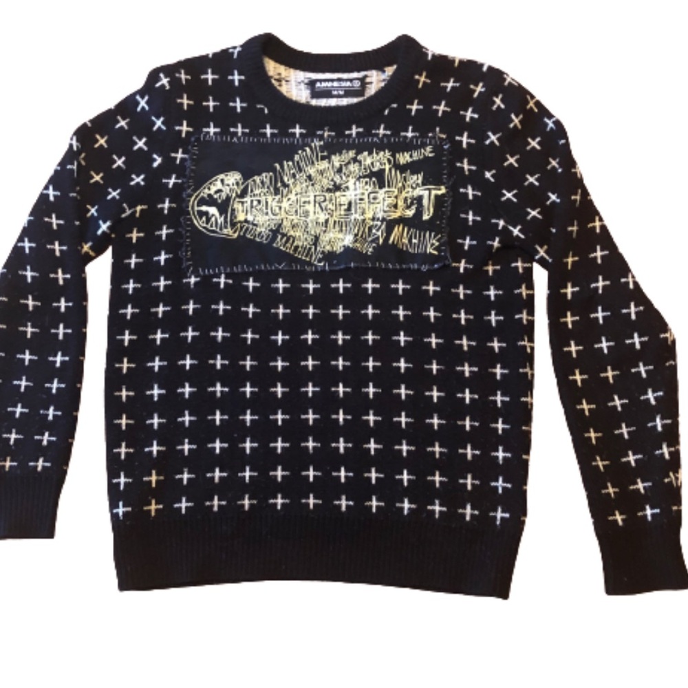 Amnesia Knitted Crewneck Sweater